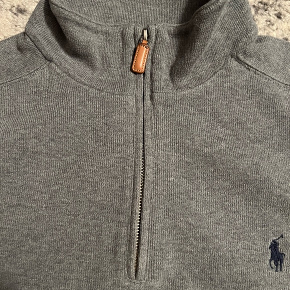 Polo Ralph Lauren Men’s Grey Quarter Zip Sz. XL - Picture 5 of 5